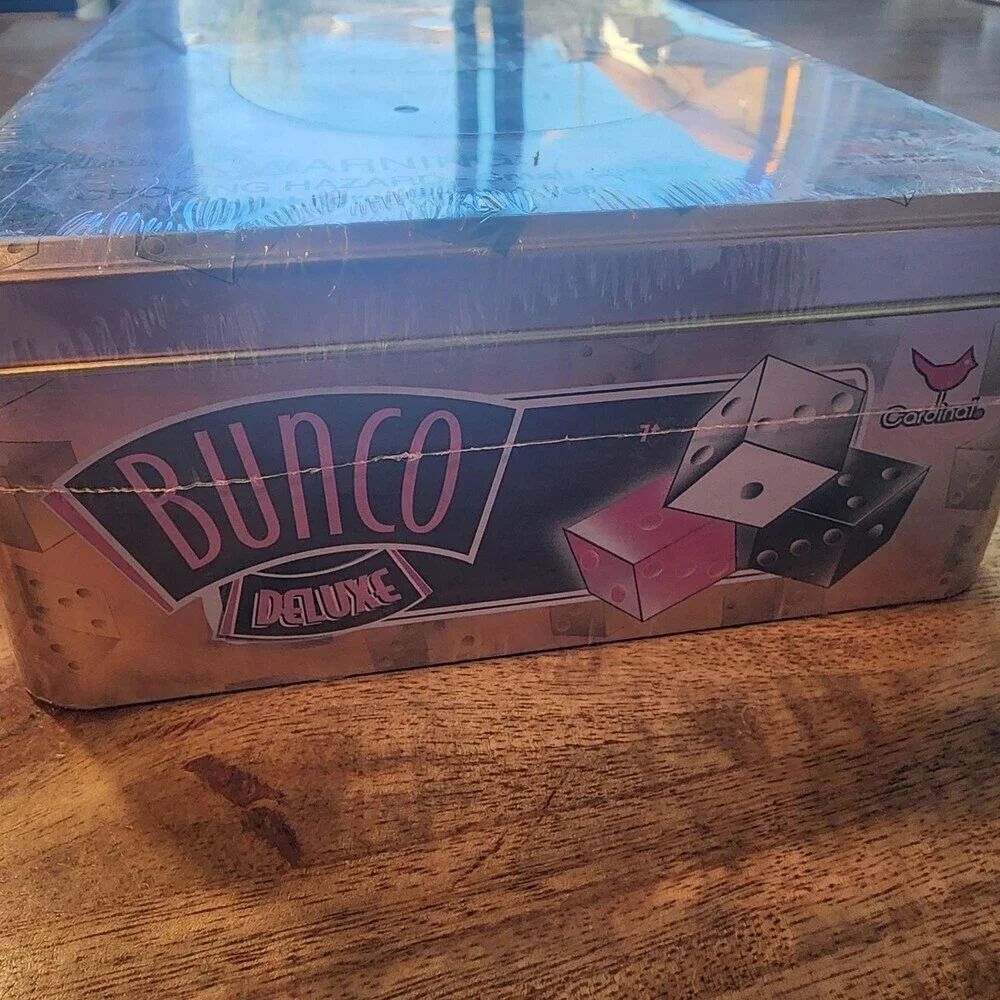 Cardinal Bunco Deluxe Dice Game 2004 Ages 7+ 2-12 Players Family New Sealed